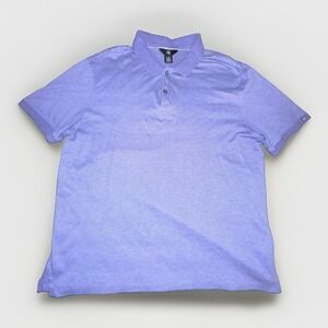 Calvin Klein Mens Polo Shirt Large (L) Purple Golf Classic